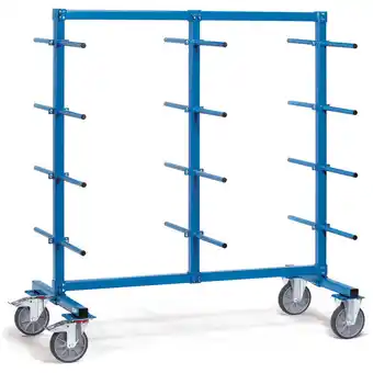 ManoMano Tragarmwagen 2000x800mm, 24 Tragarme zweiseitig mit PVC-Schlauch überzogene Tragarme - Fetra Angebot