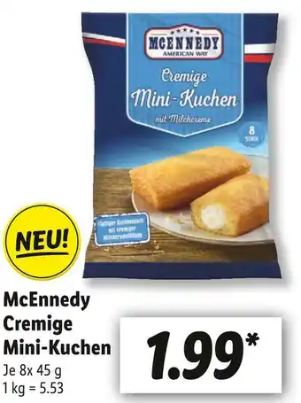 Lidl Mcennedy cremige mini-kuchen Angebot