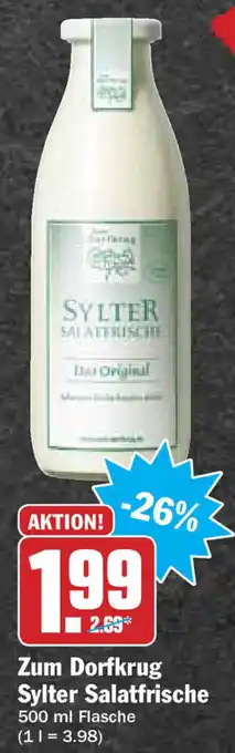 Hit Zum Dorfkrug Sylter Salatfrische 500ml Angebot