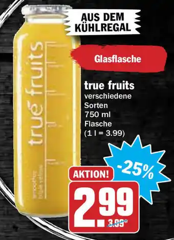 Hit True Fruits 750ml Angebot