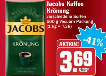 Hit Jacobs Kaffee Krönung 500g Angebot