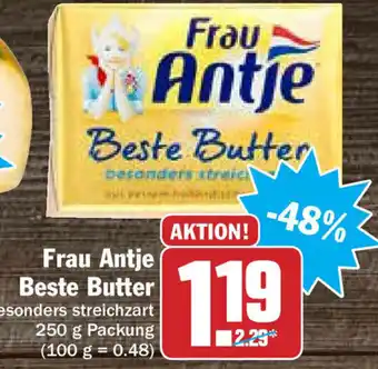 Hit Frau Antje Beste Butter 250g Angebot