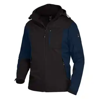 ManoMano FHB - Softshell - Jacke jannik 79105 Arbeitsjacke atmungsaktiv und wasserabweisend, Farbe: 1620 marine-schwarz, Größe: m Angebot