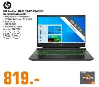 Saturn HP Pavilion GAM 15-EC2345NG Gaming Notebook Angebot