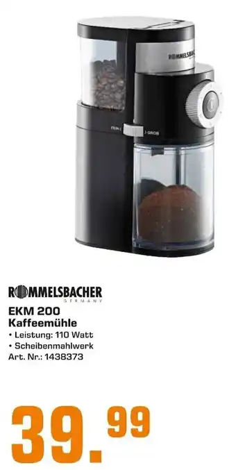 Saturn Rommelsbacher EKM 200 Kaffeemühle Angebot