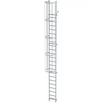 ManoMano Altrex - Everest Steigleiter - Fassadenleiter mit Rückenschutz Steighöhe 5.55 m Angebot