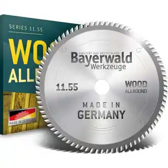 ManoMano Bayerwald Werkzeuge - hm Kreissägeblatt - 250 x 2.8/1.8 x 30 Z60 wz Angebot