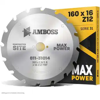 ManoMano Amboss Werkzeuge - hm Kreissägeblatt - 160 x 2.6/1.6 x 16 Z12 fwf Angebot