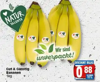 Elli Markt Gut & Günstig Bananen 1kg Angebot