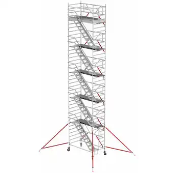 ManoMano Rs tower 53-S Treppengerüst - 1.35 x 1.85 m Fiber-Deck -Plattform, Arbeitshöhe bis 12,2m - Altrex Angebot