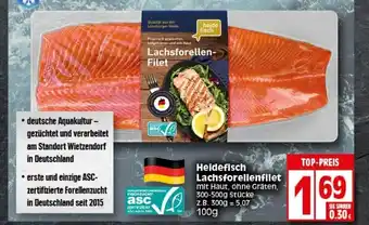 Elli Markt Heidefisch Lachsforellenfilet 100g Angebot