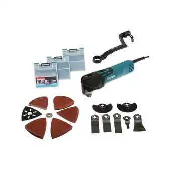 ManoMano 320W Multifunktionsschleifer + Zubehör im mak-pac Koffer - TM3010CX3J - Makita Angebot