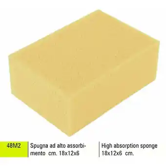 ManoMano STARK ABSORBIERENDEN SCHWAMM 18X12X6 cm SIGMA 48M2 Angebot