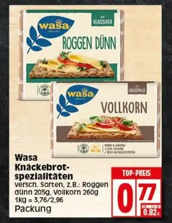 Elli Markt Wasa Knäckebrotspezialitäten Angebot