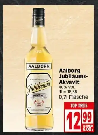 Elli Markt Aalborg Jubiläums Akvavit 0,7L Angebot