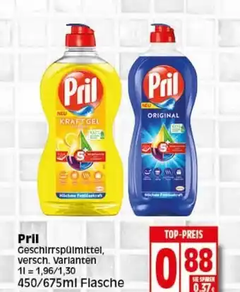 Elli Markt Pril Geschirrspülmittel 450-675ml Angebot