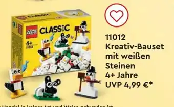 Lego 11012 Kreativ Bauset mit weißen Steinen Angebot