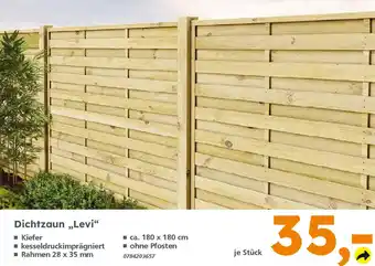 Globus Baumarkt Dichtzaun "Levi" Angebot