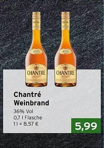 CAP Markt Chantré Weinbrand Angebot