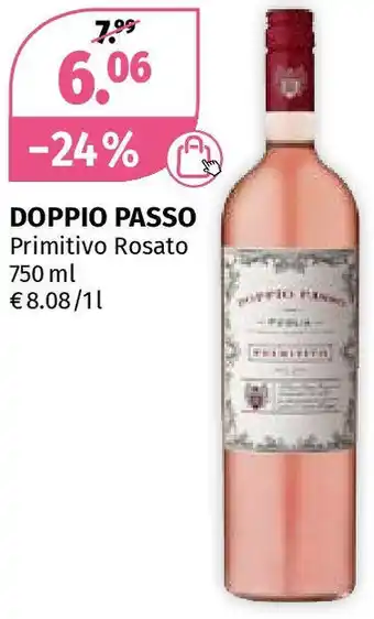 Müller DOPPIO PASSO Primitivo Rosato 750 ml Angebot