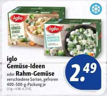 Nah & Frisch iglo Gemüse-Ideen oder Rahm-Gemüse 400-500-g-Packung je Angebot