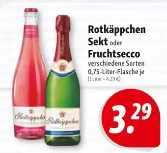 Nah & Frisch Rotkäppchen Sekt oder Fruchtsecco 750ml Angebot