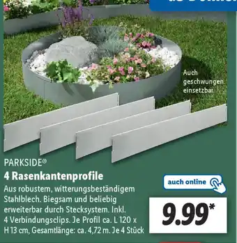 Lidl PARKSIDE® 4 Rasenkantenprofile Angebot