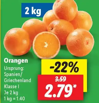 Lidl Orangen 2kg Angebot