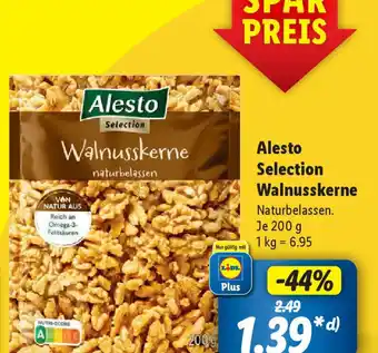 Lidl Alesto Selection Walnusskerne 200g Angebot