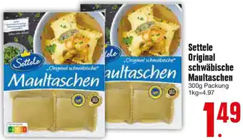 Edeka Settele Original schwäbische Maultaschen 300 g Packung Angebot