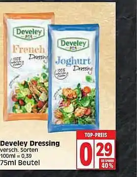 Edeka Develey Dressing Angebot