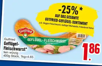 Edeka Gutfried Geflügel- Fleischwurst 400g Stück Angebot