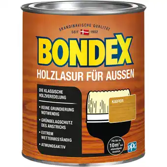 toom Baumarkt Bondex Holzlasur kieferfarben 750 ml Angebot