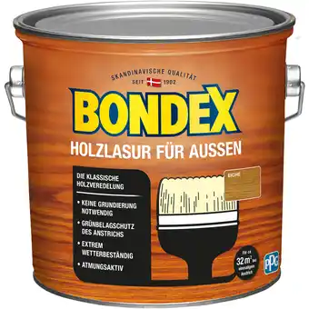 toom Baumarkt Bondex Holzlasur eichefarben 2,5 l Angebot