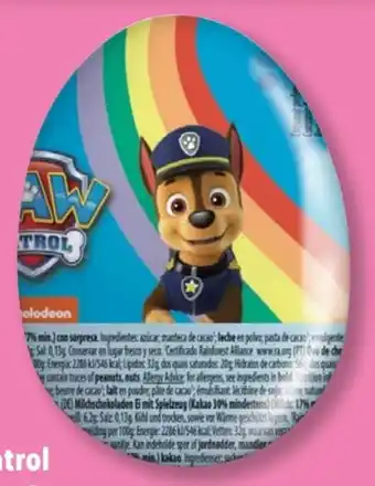 Lidl Paw Patrol Überraschungsei Maxi Angebot