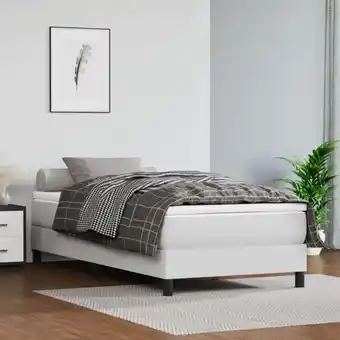 ManoMano Bonnevie - Boxspringbett,Schlafzimmerbett Weiß 90x200 cm Kunstleder vidaXL Angebot