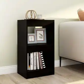 ManoMano Bonnevie - Raumteiler/Bücherregal Paravent Bücherschrank Schwarz 40×30×72cm -BNC78792 - Schwarz Angebot