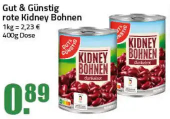 Ihr Frischmarkt Gut & Günstig rote Kidney Bohnen 400g Angebot