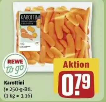 REWE Karottini 250 g Btl. Angebot