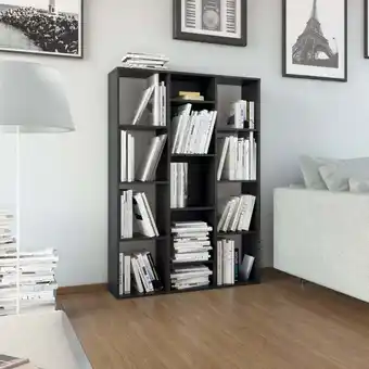 ManoMano Bonnevie - Raumteiler/Bücherregal Paravent Bücherschrank Schwarz 100x24x140 cm Holzwerkstoff -BNC83347 - Schwarz Angebot