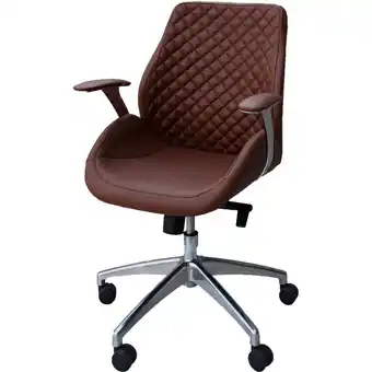 ManoMano Lüllmann - Bürodrehstuhl Designer Drehstuhl Chefsessel Pantera braun Racer Car Seat 212625 - braun Angebot