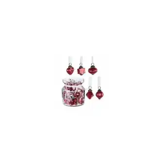 ManoMano Lively Red Christmas Glasanhänger Dekoration Stk. 1 Angebot