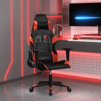 ManoMano Bonnevie - Gaming-Stuhl mit Massagefunktion Bürodrehstuhl - Schreibtischstuhl ergonomischer Schwarz und Rot Kunstleder BV3507 Angebot