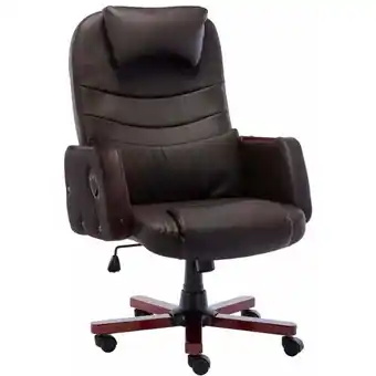 ManoMano Bonnevie - Bürostuhl Computerstuhl Ergonomisch,Gaming Chair Braun Kunstleder -DE54186 - Braun Angebot