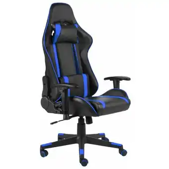 ManoMano Bonnevie - Gaming-Stuhl Drehbar Bürodrehstuhl - Schreibtischstuhl ergonomischer Blau pvc BV325668 Angebot