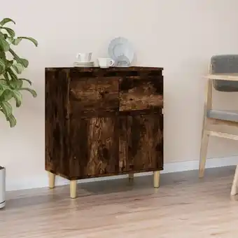 ManoMano Sideboard Anrichte,Beistellschrank fuer Flur,Kueche,Kommode Räuchereiche 60x35x70 cm Holzwerkstoff -MaisonChic78034 - Braun Angebot