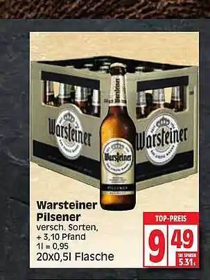 Edeka Warsteiner Pilsener Angebot