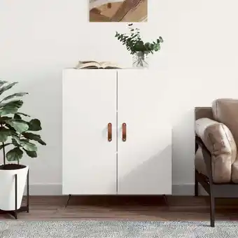 ManoMano Bonnevie - Sideboard Kommode Weiß für Wohnzimmer - Schrank Anrichte 69,5x34x90 cm Holzwerkstoff -FV90882 - Weiß Angebot