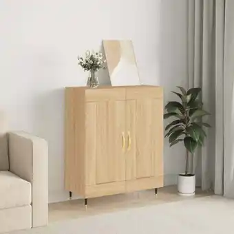 ManoMano Maisonchic - Sideboard,Beistellschrank,Kommode fuer Flur, Kueche, Esszimmer und Wohnzimmer Sonoma-Eiche 69,5x34x90 cm Holzwer Angebot