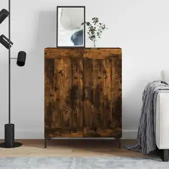 ManoMano Bonnevie - Sideboard Kommode für Wohnzimmer - Schrank Anrichte Räuchereiche 69,5x34x90 cm Holzwerkstoff -FV28591 - Braun Angebot